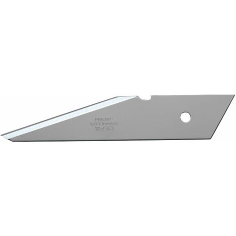 OLFA CKB-2 PACK DE 2 CUCHILLAS DOBLE FILO 105X20X1 MM PLATEADAS