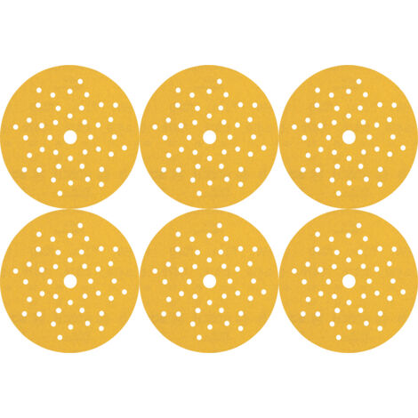 DISCO ADHESIVO EXPERT EXC470 DE 150 MM PERFORADO, JUEGO DE 6 PIEZAS - B 2608901111