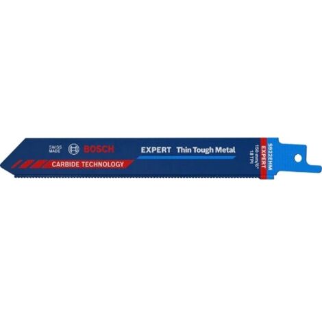 BOSCH HOJA EXPERT .THIN TOUGH METAL. S922EHM PARA SIERRAS SABLE UNIDAD DE EMBALAJE 3 unidades