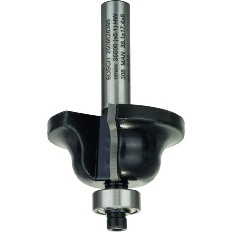 BOSCH FRESA PARA BORDES B, 8 MM, R1 4 MM, B 8 MM, L 12,4 MM, G 54 MM MILÍMETROS 6.3 MILÍMETROS