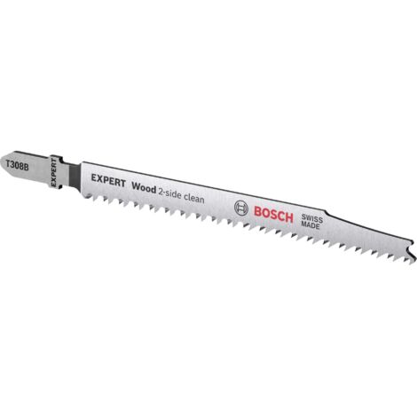 BOSCH HOJA EXPERT .WOOD2-SIDE CLEAN. T308B PARA SIERRAS DE CALAR UNIDAD UNIDAD DE EMBALAJE 5 unidades
