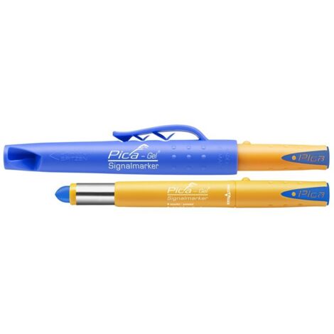 PICA 8080 MARCADOR PERMANENTE DE GEL (BLANCO) COLOR AZUL (1/5)