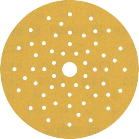 Bosch Professional 50 x Lijas Expert C470 multiperforados, para Madera dura, Pintura sobre madera, 150 mm, Grano 320, Accesorios Lijadora excéntrica (1/5)