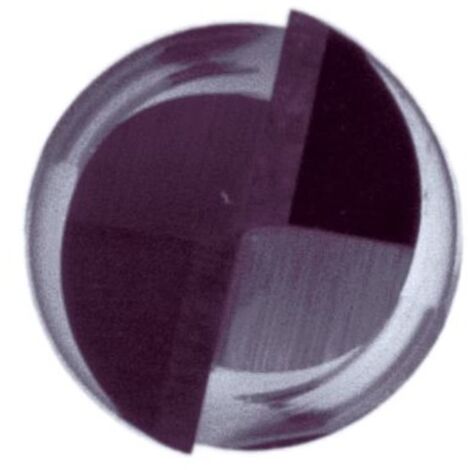 RUKO FRESA FRONTAL UNIVERSAL METAL DURO INTEGRAL TIPO N TIAIN, DIN 6527 K DIAMETRO (mm) 14