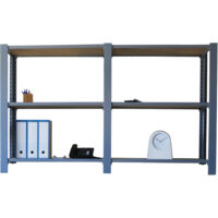 PACK OFFICLICK 3/400 WOOD I+A GRIS/MDF