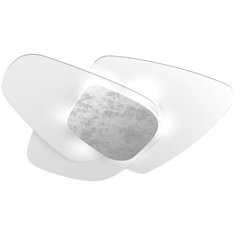 Plafonnier en verre top light strategy 1196 plm fa e27 applique de plafond led (1/5)