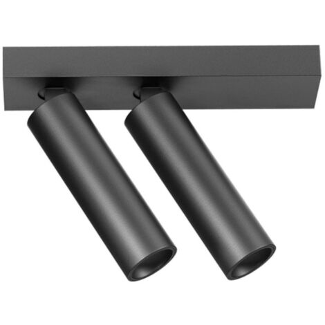 Plafonnier orientable aluminium spot LED GEA lumière blanche salon