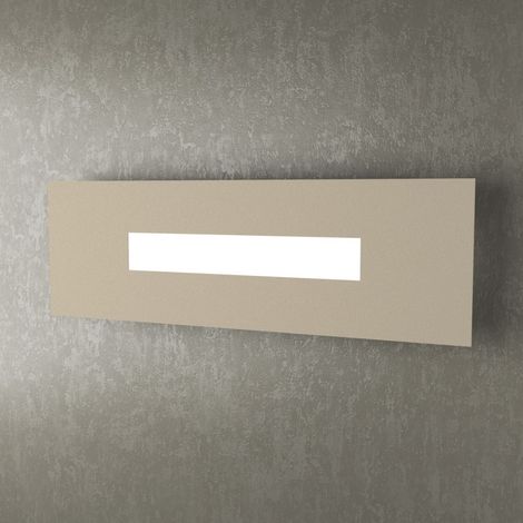 Applique rectangulaire blanche Wally 12 LED sans fil N.Garden