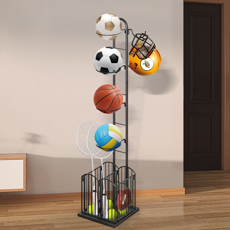 Organisateur Suspendu, Rangement Suspendu Au-dessus De La Porte Pour équipements Sportifs Et Balles Equipement De Sport De Garage 86965253