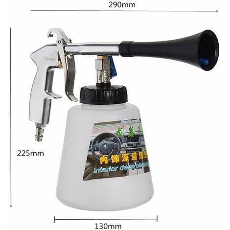 Pistolet de nettoyage Pistolet de nettoyage pneumatique Pistolet de nettoyage filtre à air comprimé blanc