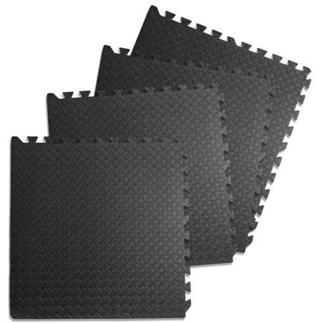 Tapis De Sol Carré Antidérapant Et Imperméable 2x2m - Pour Jardin, Cour, Spa, Piscine, Couleur Noir
