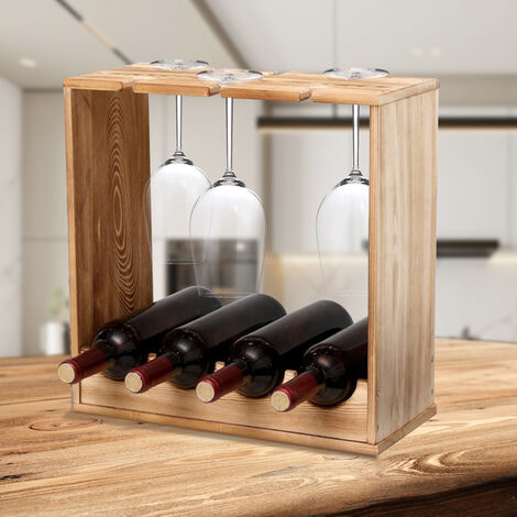 Étagère à Vin Au Plafond - Support à Verres à Vin Au Plafond En Métal