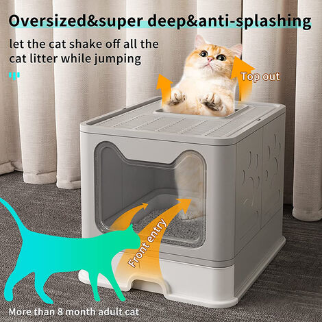 Siège D'apprentissage WC Pour Chatons - Bac à Litière Amovible à Poser Sur La Cuvette - Réutilisable, Facile à Nettoyer - Pour Maison, Voyage