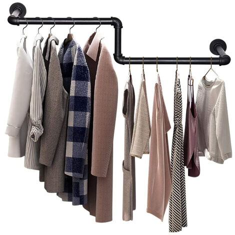 Portants à vêtement Industriel Porte Manteaux Amovible 100cm pour Suspendre des Vêtements (1/5)