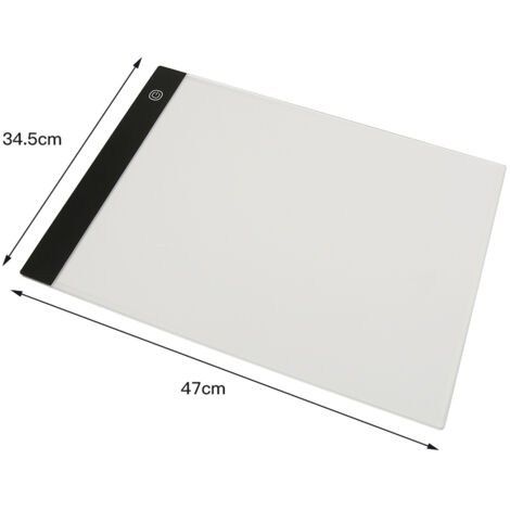 Table Lumineuse A3 (42x32cm) Avec Support - Lumière LED Réglable, Ultra Fine - Pour Dessin, Diamond Painting, Croquis - 7