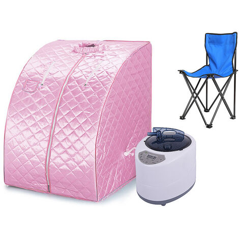 Sauna infrarouge pliable 1 place – Tissu chaud et imperméable – 1000W avec télécommande – 88 x 76 x 99 cm – Pour perte de poids et détente – Jeobest