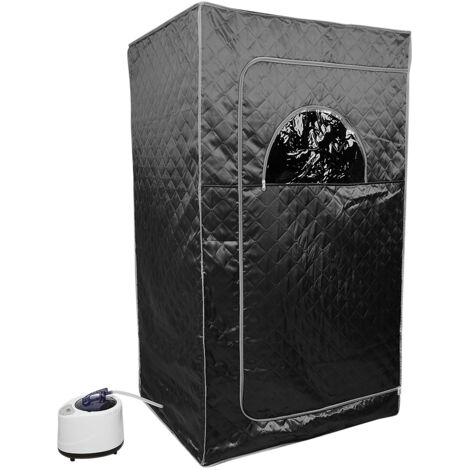 Yongqing – Sauna infrarouge à vapeur pour 2 personnes – Dimensions 100x80x170 cm – Tissu chaud et cadre acier – 9 niveaux de température réglables (1/5)