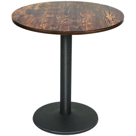 Table de bistrot 70 x 70 x 75cm pour meuble de cuisine et salle à manger (1/5)