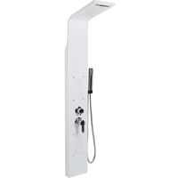 Yongqing – Colonne de douche hydromassante en acier inoxydable 304 – 3 modes d’écoulement – Installation simple – Dimensions 154x24x31cm