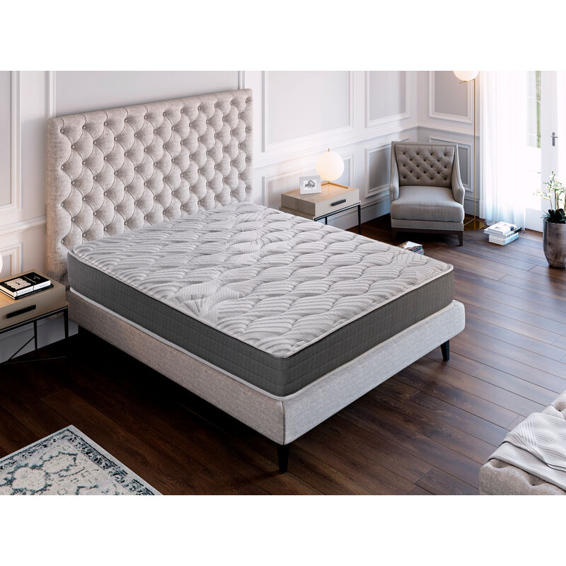 Royal Sleep - Ceramic - Colchón visco carbono de alta gama Efecto regenerador Firmeza alta y adaptabilidad total Altura 23 cm 80x182 Fabricado bajo estrictas certificaciones de calidad ISO 9001