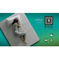 Royal Sleep - Xfresh - Colchón viscoelástico de máxima calidad | Confort y firmeza alta | Altura 14cm | 135x190 | Fabricado bajo estrictas certificaciones de calidad ISO 9001