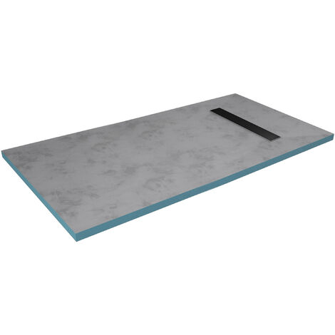 MARWELL Duschelement 90 x 160 x 4 cm - befliesbare Duschwanne - befliesbare Duschtasse - befliesbar