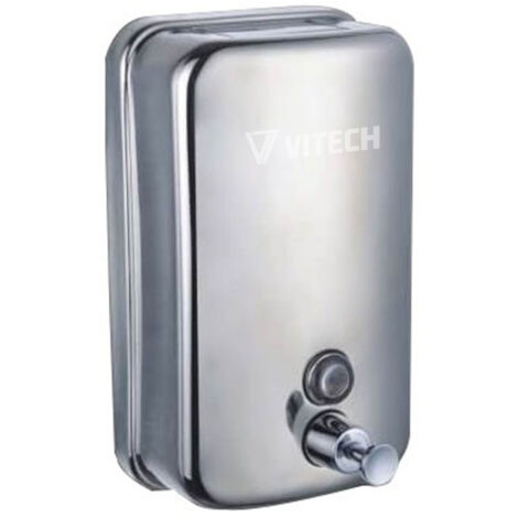 Dispensador de jabón anti-vandálismo en acero inoxidable x 500ml (1/5)
