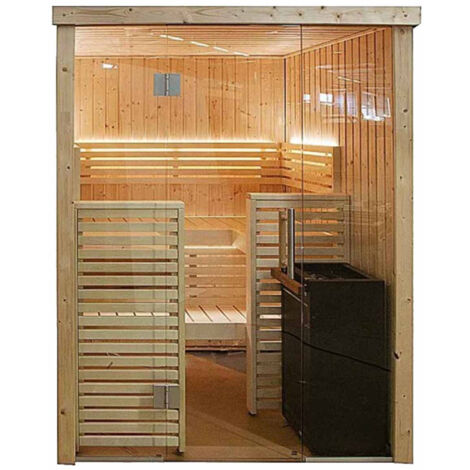 Cabina de sauna Harvia 163,5 x 160,7 x 202 cm Se proporciona calentador de sauna para 2 o 3 personas