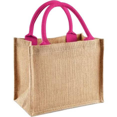 Westford Mill Jute-Tasche / Jute-Mini-Geschenktasche, 6 Liter