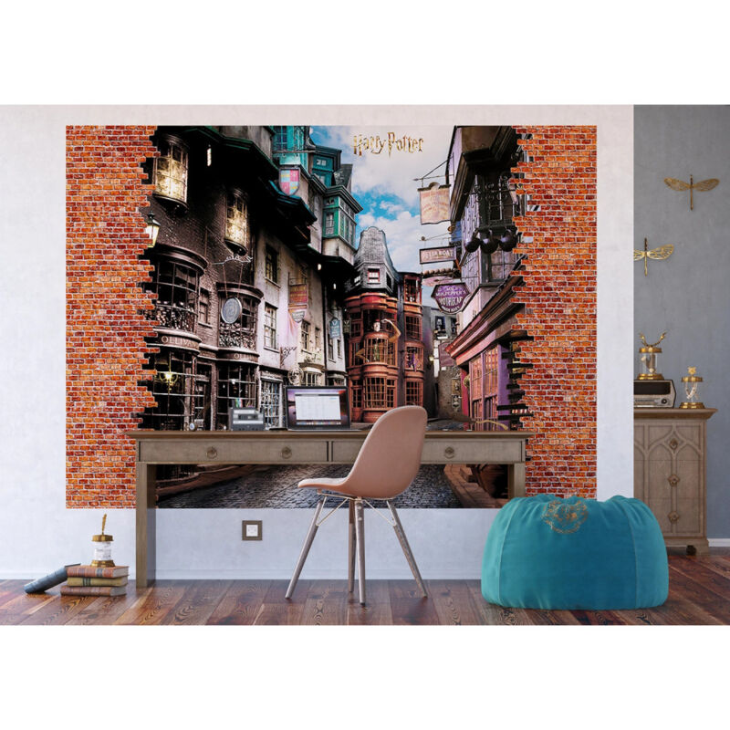AG Design Harry Potter Poudlard | Papier peint photo pour chambre d'enfant | 252 x 182 cm | 4 pièces, multicolore AG Design Harry Potter Poudlard | Papier peint photo pour chambre d'enfant | 252 x 182 cm | 4 pièces, multicolore