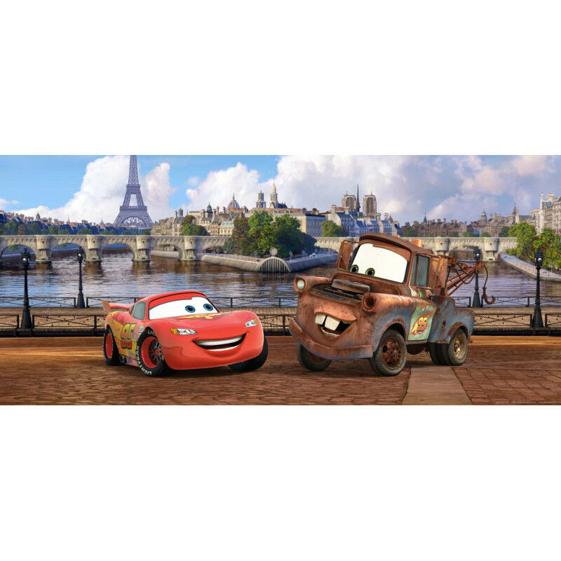 Papier peint XXL intisse Flash Mcqueen et Martin Cars Disney