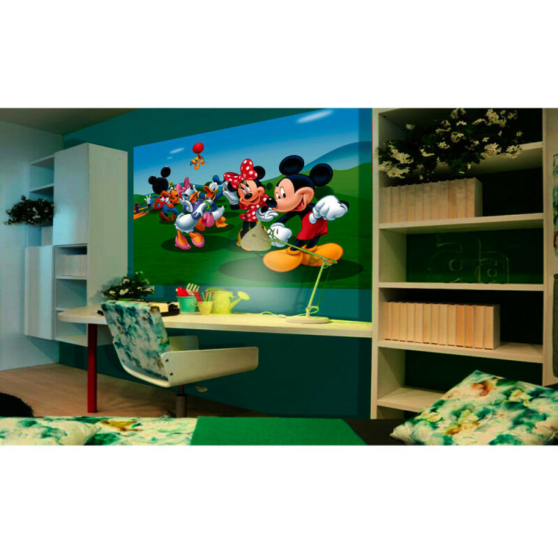 Wall mural wallpaper 202x90cm children's bedroom Mickey Mouse