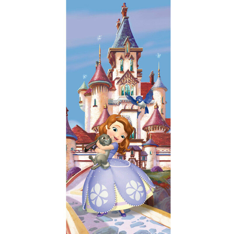 Poster porte Princesse Sofia Disney intisse 90X202 CM