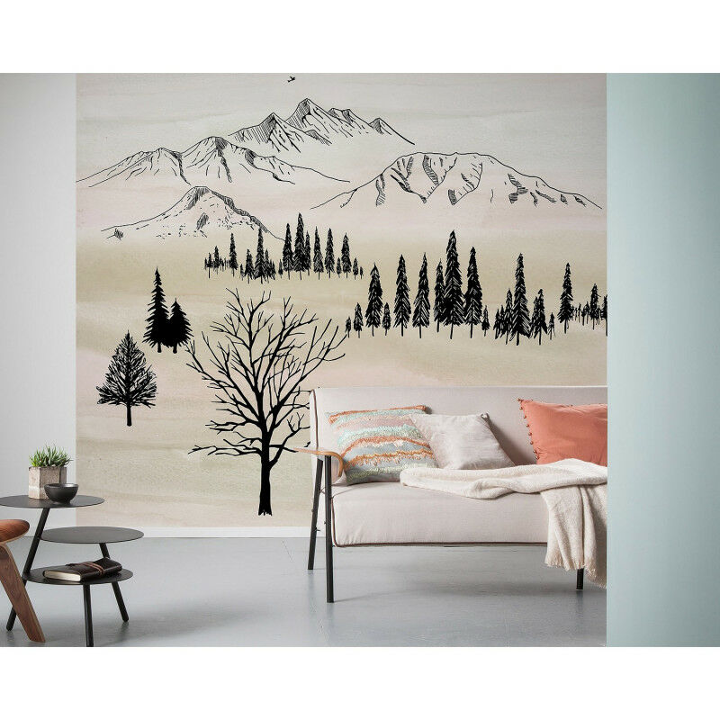 Poster XXL foret et animaux l400 x h280 cm