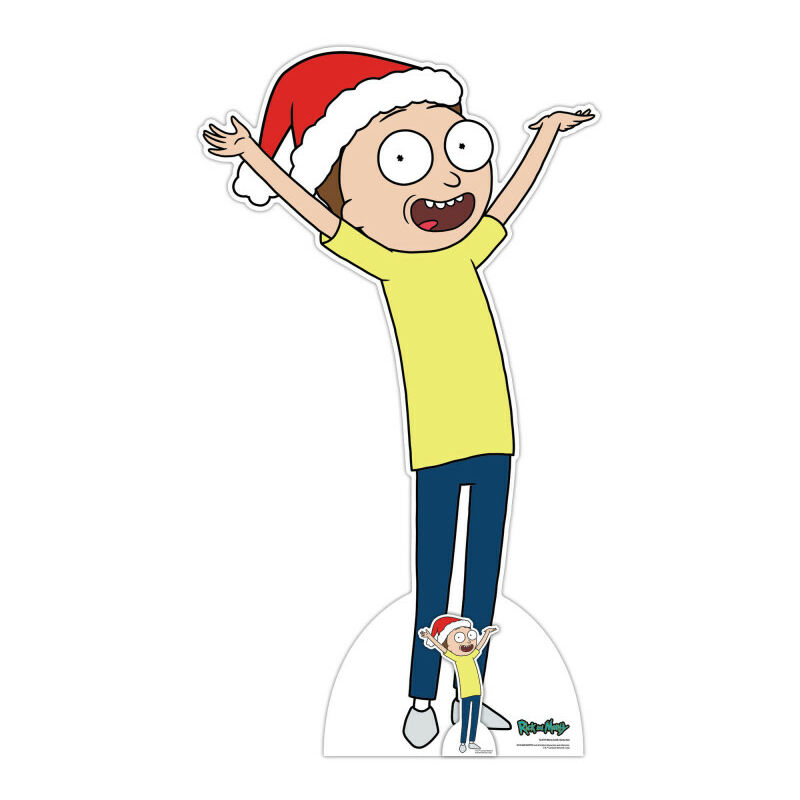 Figurine en carton - Rick et Morty - Morty Smith - Hauteur 165 cm