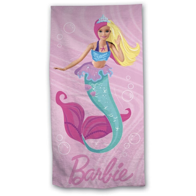 Serviette De Plage Vintage Barbie Moschino Par Jeremy Scott - 33x53 Pouces, Coton, Neuf Avec étiquettes