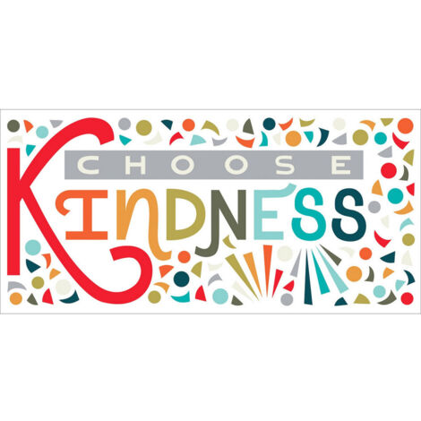 Stickers repositionnables - Arc-en-ciel Choose Kindness (1/5)