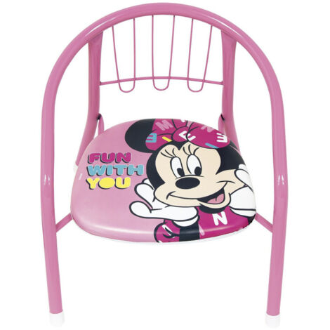 Chaise en métal Minnie Mouse (1/5)