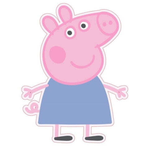 Coussin Forme Peppa Pig - Rose (1/2)
