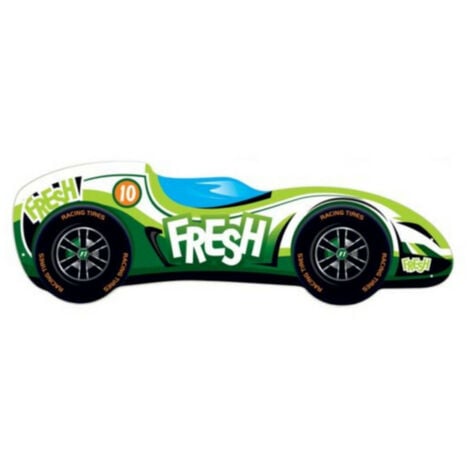 Lit 70x140 cm vert avec matelas et tiroir décor voiture de F1 - HEROS