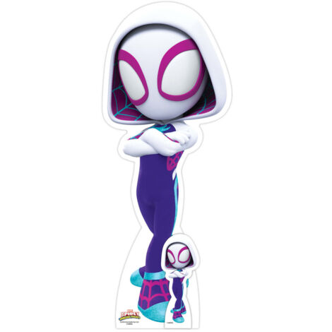 Figurine en carton Ghost Spider – Spidey et ses amis extraordinaires - Haut 95 cm