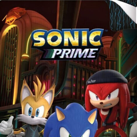 Parure de lit réversible Sonic, Tails et Knuckles- 140 cm x 200 cm