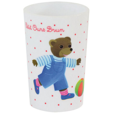 Petit Ours Brun Verre Réutilisable 220ml (1/2)