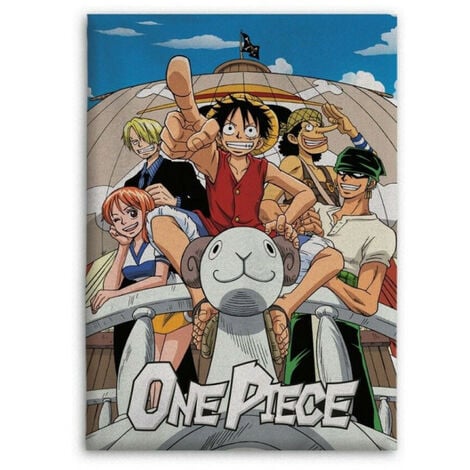 Parure de lit réversible One Piece - Luffy - 140 cm x 200 cm