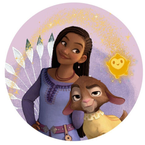 Coussin Rond - Wish, Asha et La Bonne Etoile 35x35 cm (1/2)
