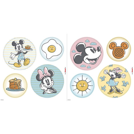 Sticker fenêtre Mickey Rise and Shine Bubbles - 30x30 cm (1/3)