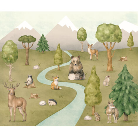 Photo murale intissé Animaux De La Forêt (1/4)