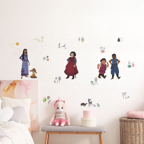 Stickers repositionnables Disney Wish Asha et ses amis (1/5)