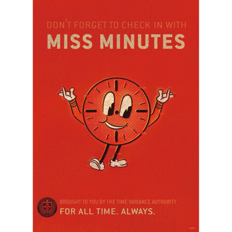 Poster d'Art - Loki Miss Minutes - 50 x 70 cm (1/3)
