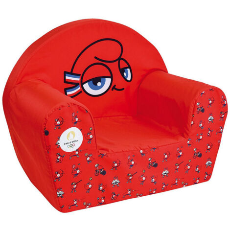 Fauteuil club rouge Mascotte Jeux Olympiques 2024 (1/3)